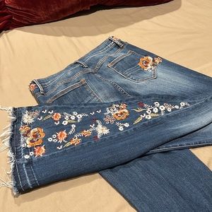 Free People Driftwood Farrah Flare Jeans